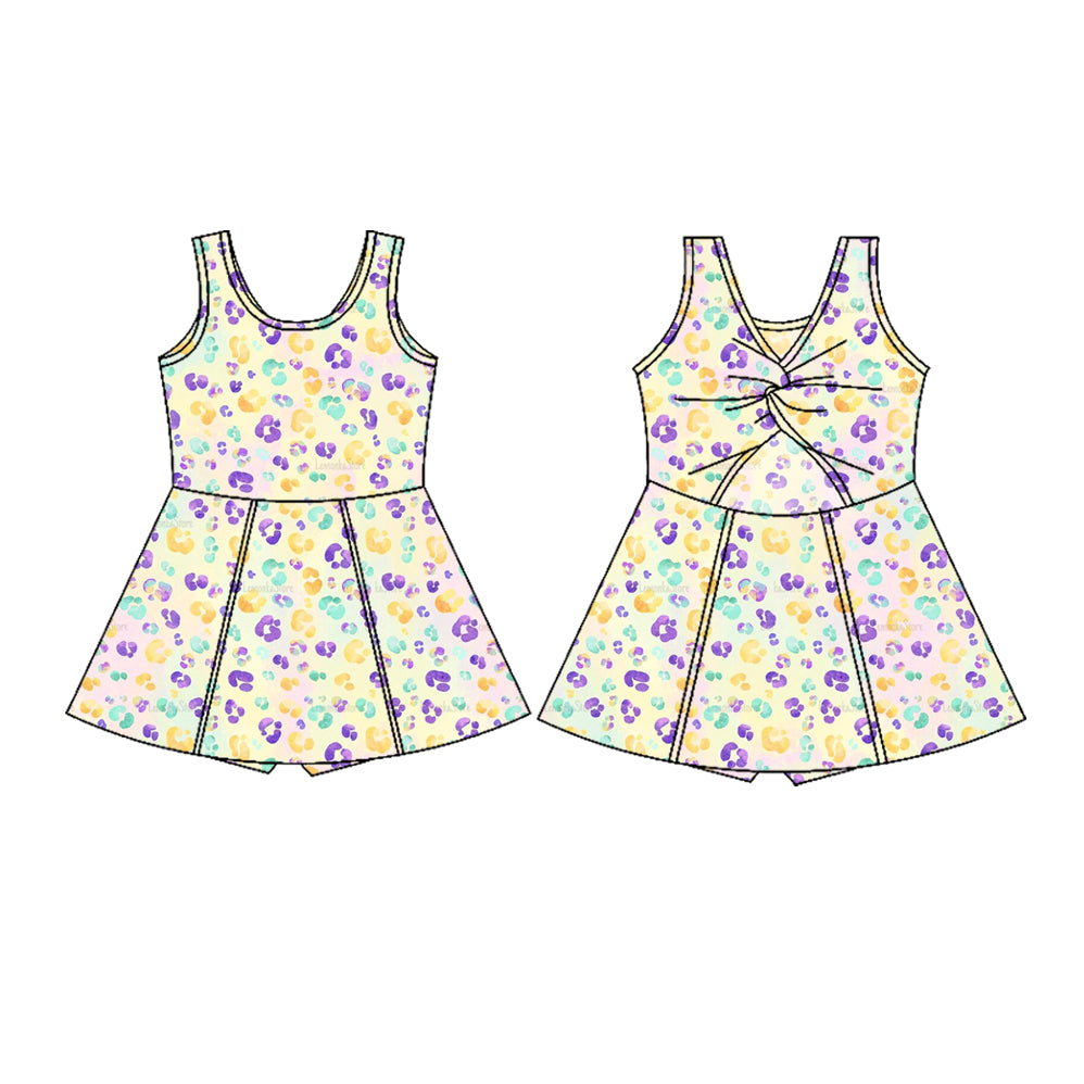 25.10.29 custom each style moq 5 eta 6-8week Sibling Sister baby girl sleeveless dress 4 match design
