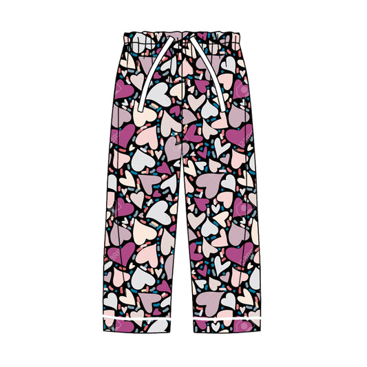 8.2 custom each style moq 5eta 4-6week adult clothes love purple long pants adult man pants