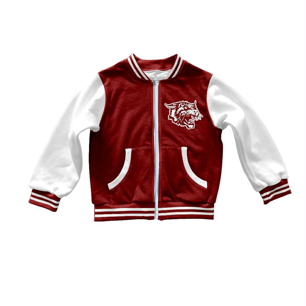 Custom moq 5 each style eta 6-7weeks baby girl clothes teamBoys Girls Up Jacket Long Sleeve Zipper Outdoor Fun & Sports