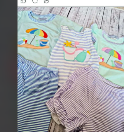 RTS NO MOQ Sibling baby girls boy clothes embroidery short sleeve shorts sets