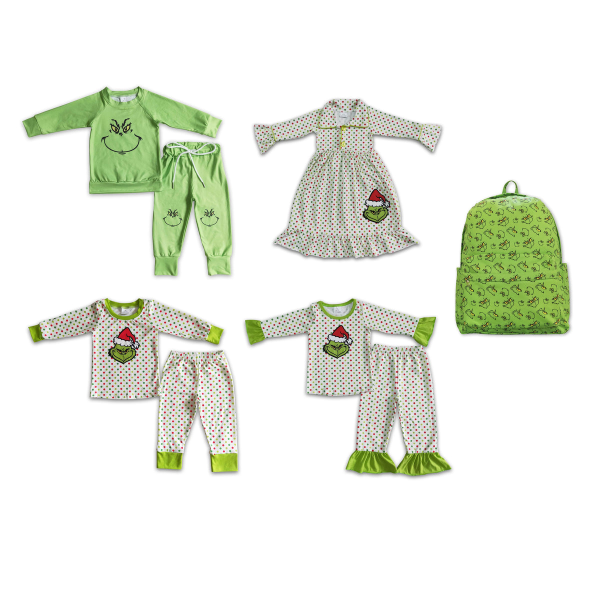 RTS NO 6 B1-22  6 B3-23 6 B10-25  BLP0111 BA0119  green backpack green long-sleeved trousers suit