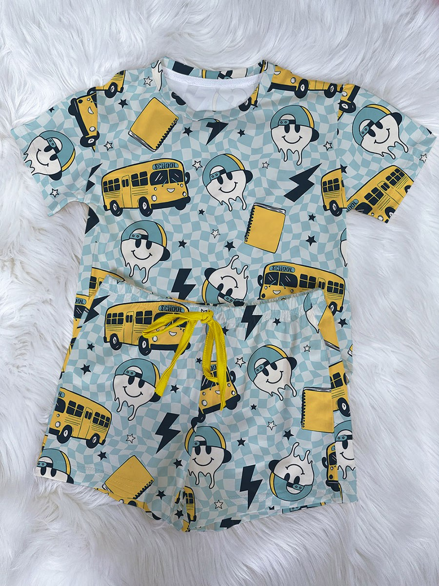 Custom moq 5 each style eta 6-7weeks baby girl clothes short sleeve shorts suits