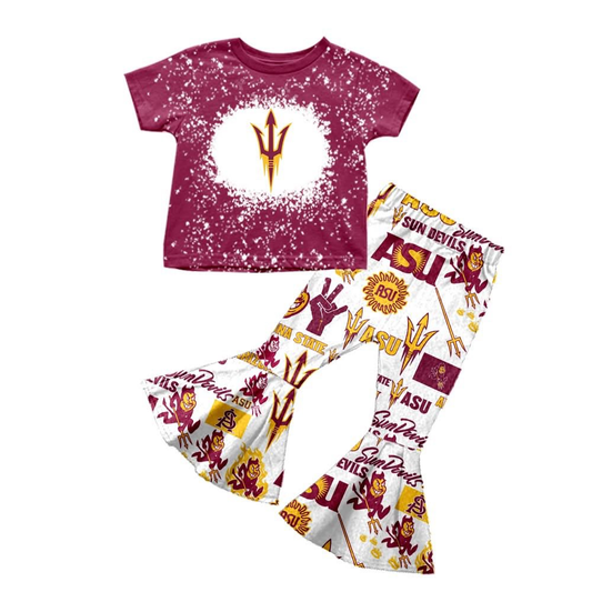 Custom moq 5 mix size milk silk eta 6-8weeks summer team baby girls clothes team short sleeve pants sets-25.7.15