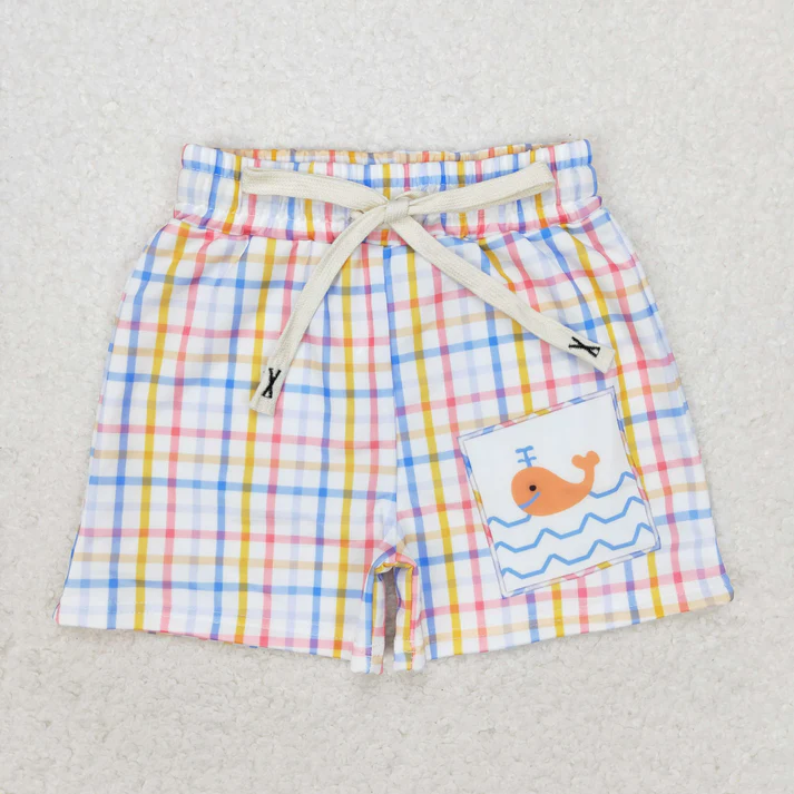RTS NO MOQ baby boy clothes beach summer swim trunks
