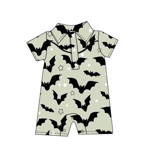 Custom moq 5 each style eta 6-7weeks baby boy clothes bat short sleeve romper-25.8.9