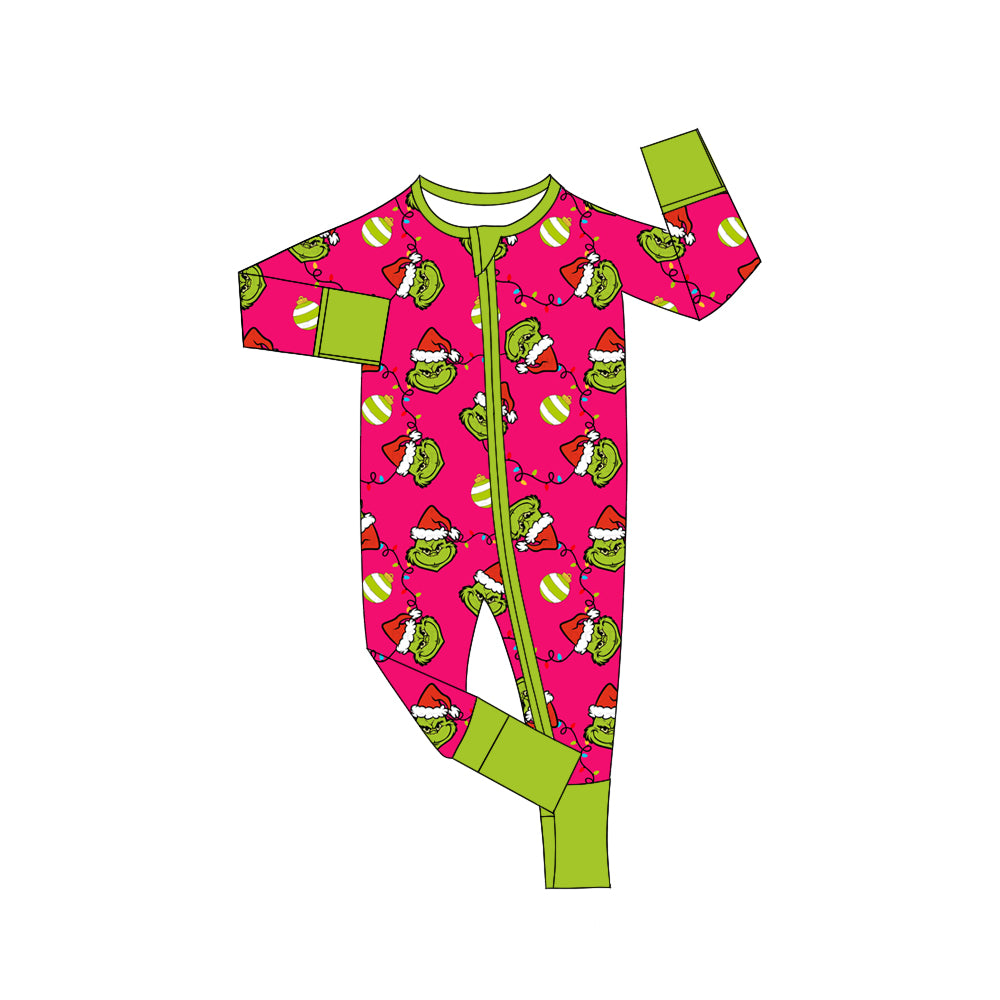 5.29 custom each style moq 5eta 4-5week Sibling Sister Christmas rose red boys outfits and baby romper and aldult pants match family design