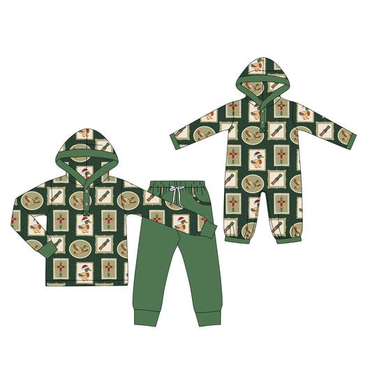 25.8.27 custom each style moq 5eta 4-6week Sibling Sisters Christmas duck baby boy clothes long sleeve pants sets and romper match family design