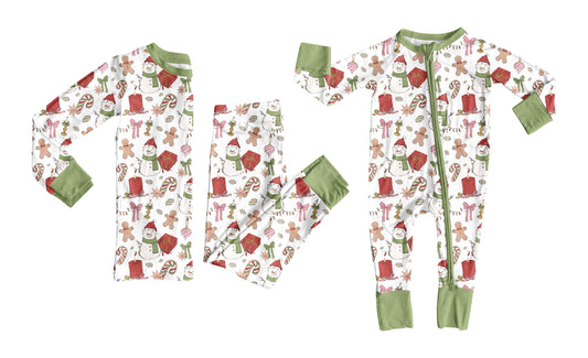 25.8.22 custom each style moq 5eta 4-6week Sibling Sisters Christmas baby boy long sleeve pants sets and romper match family design