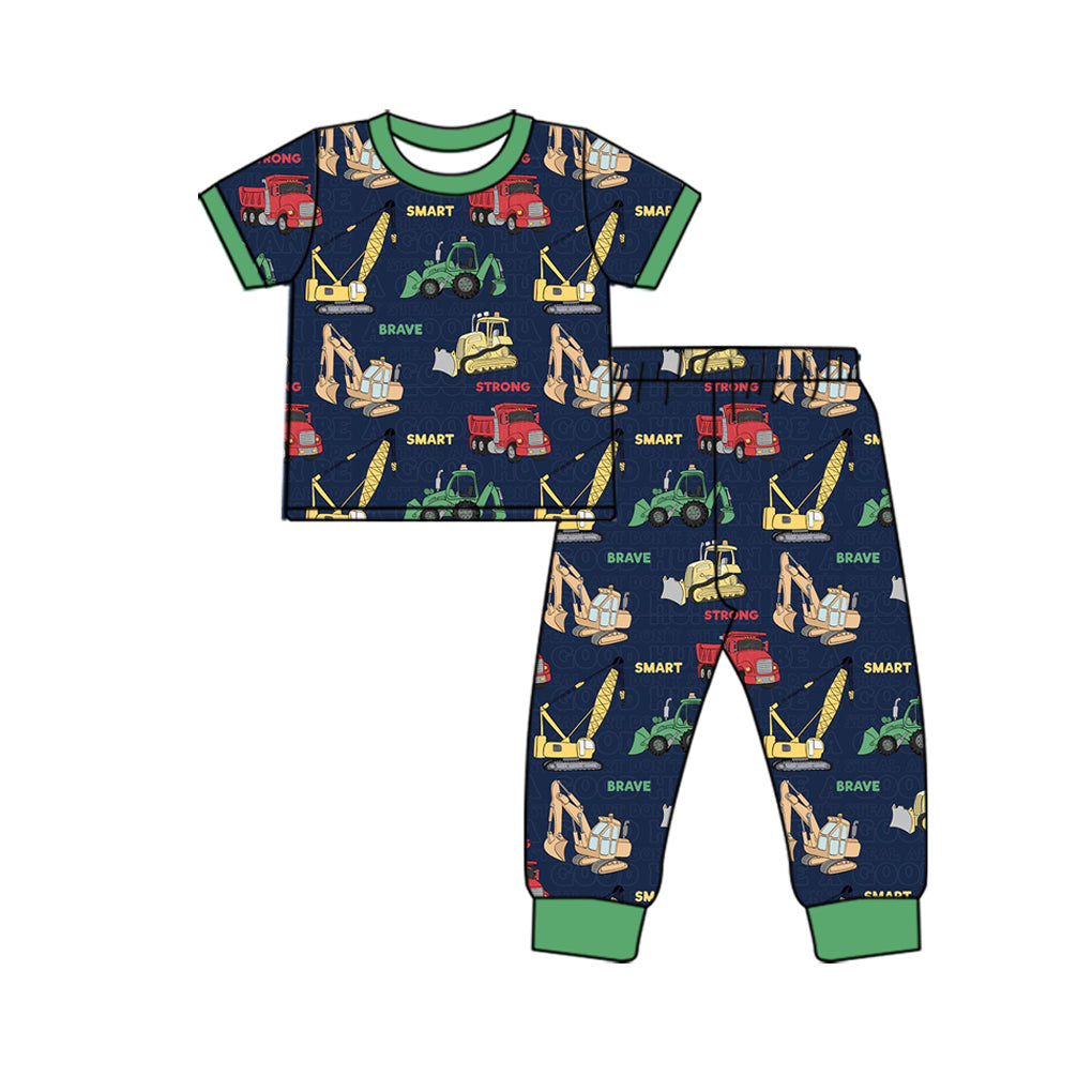 10.17 custom each style moq 5eta 4-6week Sibling Sister SMART baby boys short sleeve sets and rompers match design