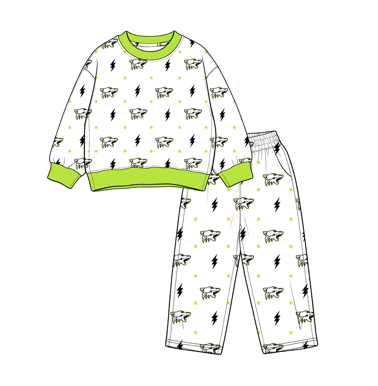 custom moq 5 mix size MSD070809 Baby Kids White Long Sleeve Tops Long Pants Team Casual  Clothes Set