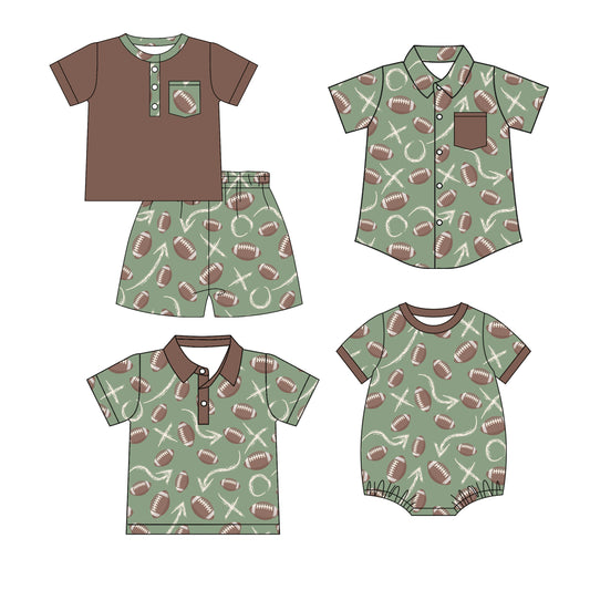 25.12.24 custom each style moq 5 eta 6-8 week Sibling Sister baby boy short sleeve shorts sets and boy rompers and top 2 match family design