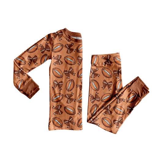 25.9.2 custom each style moq 5eta 4-6week Sibling Sisters rugby bow baby boy clothes long sleeve pants sets and romper match family design