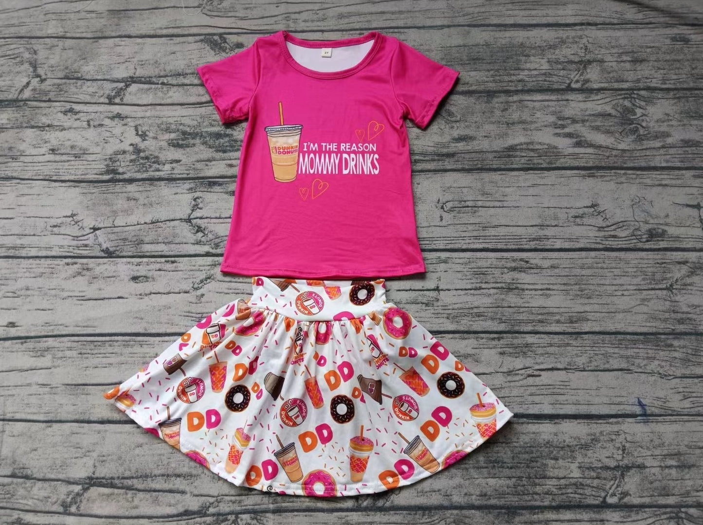 custom moq 5 eta 5weeks mix size baby girls clothes rose red short sleeve Thong Set