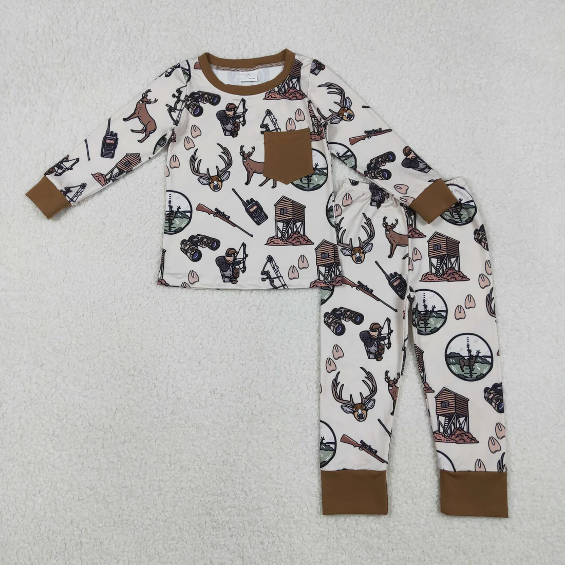 RTS NO MOQ Sibling Baby boy clothes duck long-sleeved pants sets