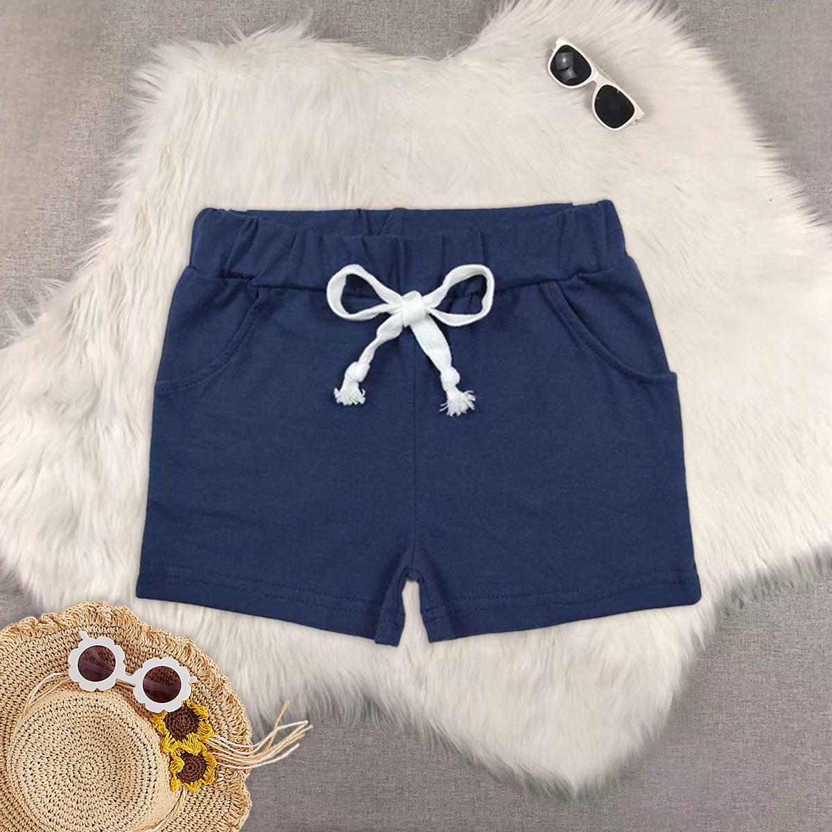 RTS NO MOQ baby girl clothes summer shorts