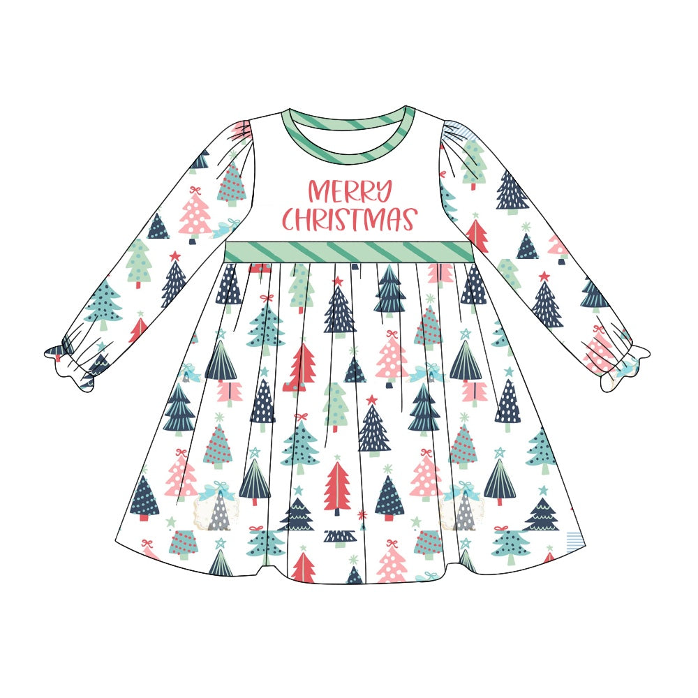 8.30 custom each style moq 5eta 4-6week Sibling Sister Christmas baby girl sets and dress and rompers match family design