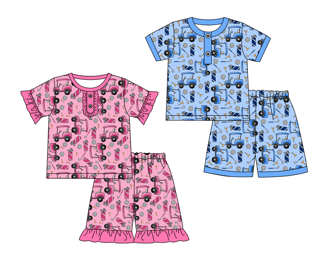 12.17 custom each style moq 5eta 4-6week Sibling Sister baseball baby girls short sleeve shorts fish sets 1 and easter sets 2 match design