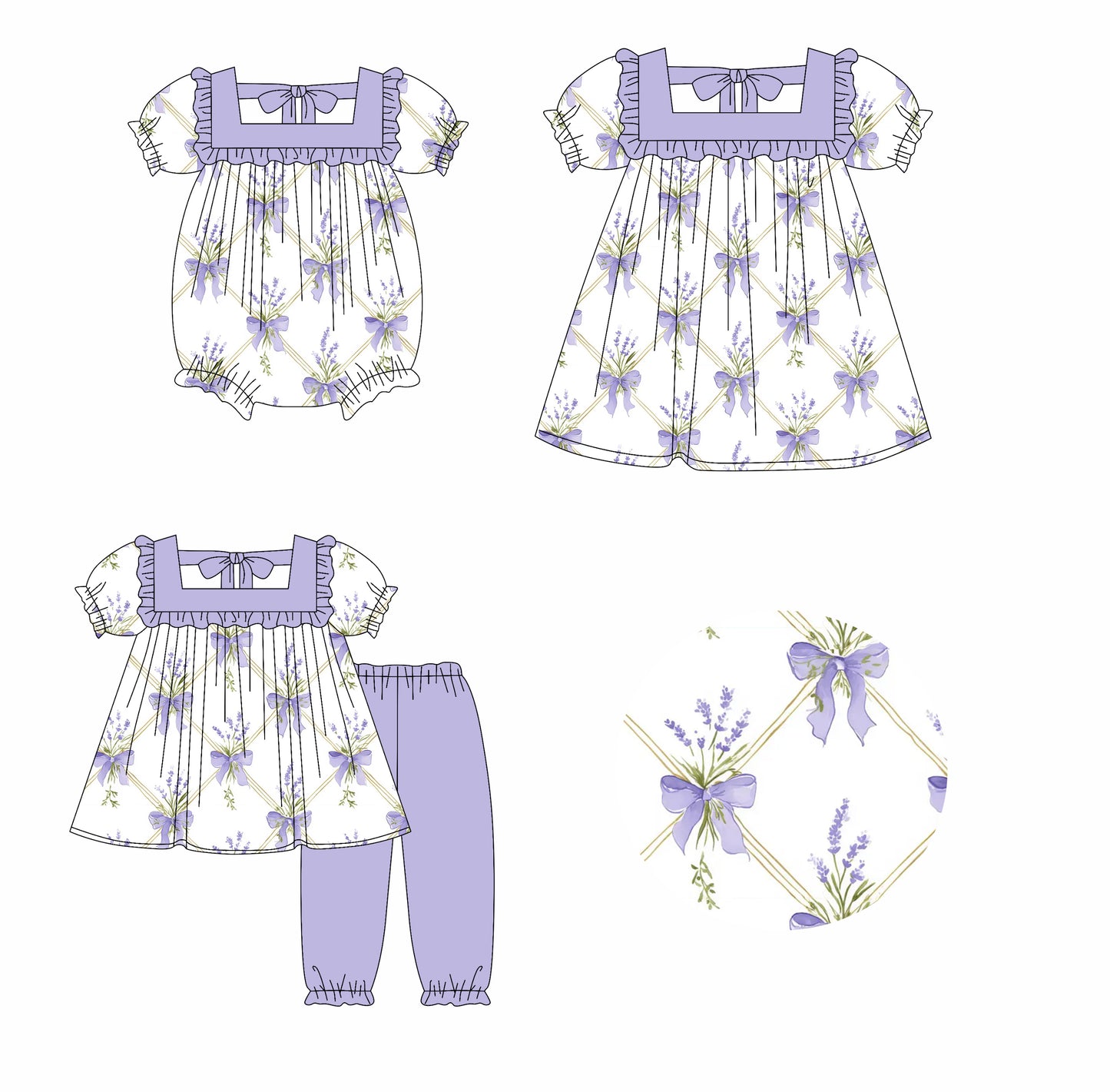 25.10.13 custom each style moq 5 eta 6-8week Sibling Sisters bow floral baby girl short sleeve pants sets and dress and rompers match family design