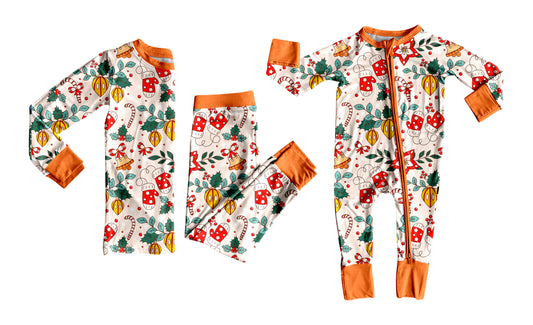 25.8.6 custom each style moq 5eta 4-6week Sibling Sister Christmas baby boy long sleeve pants sets and rompers match family design