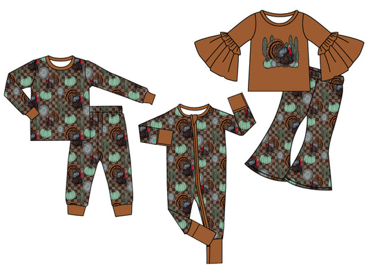 25.7.18 custom each style moq 5eta 4-6week Sibling Sisters baby boy long sleeve pants sets 1 and sets 2 and rompers match family design