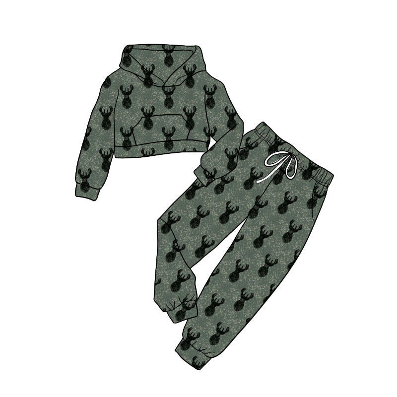 8.31 custom each style moq 5eta 4-6week baby girls clothes hooded long sleeve pants sets