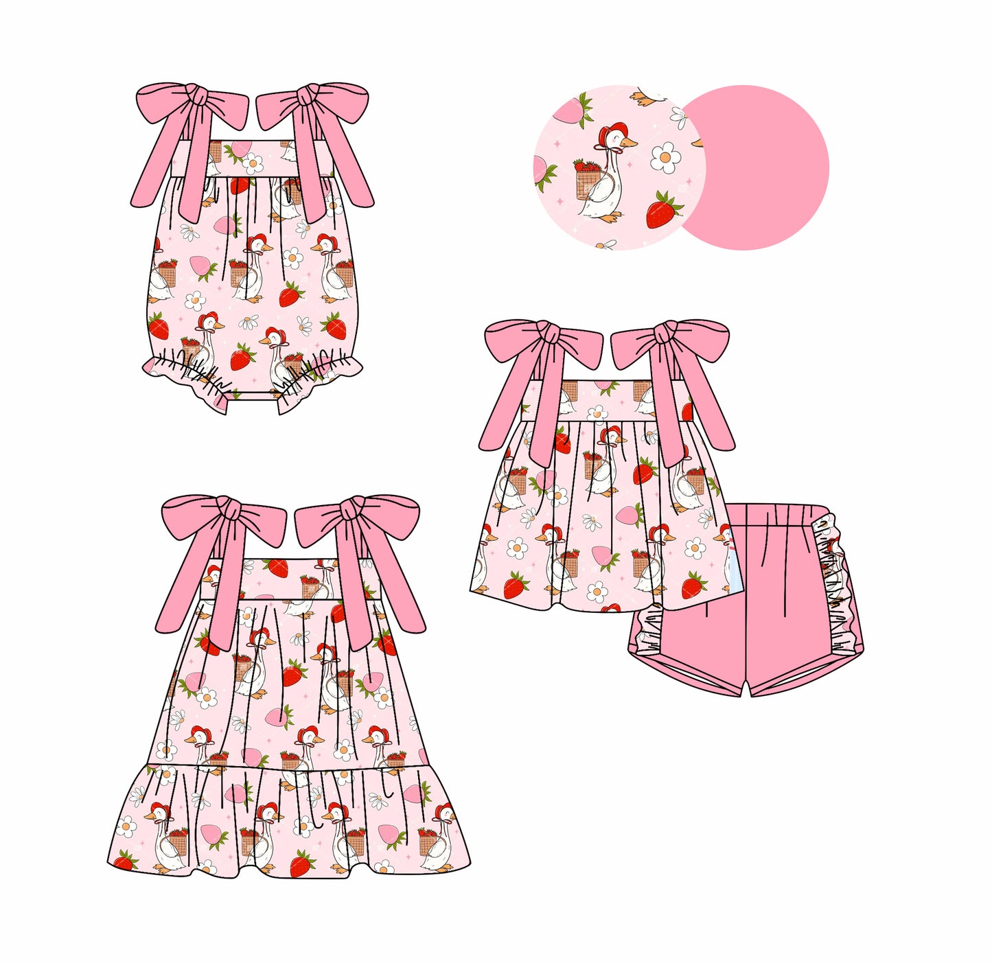 3.3 custom each style moq 5eta 4-6week Sibling Sister floral baby girl short sleeve shorts sets and dress and rompers match family design