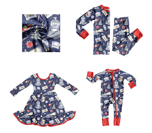 25.9.4 custom each style moq 5eta 4-6week Sibling Sisters Christmas baby girl long sleeve pants sets and dress and rompers match family design