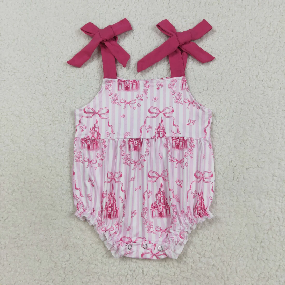 RTS NO MOQ Sibling baby Girls clothes yoga castle short sleeve Clothes Sets dress and sets and rompers