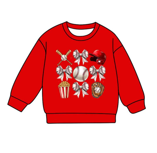 Custom moq 5 mix size milk silk summer baby girls clothes bow red long sleeve top-25.11.8