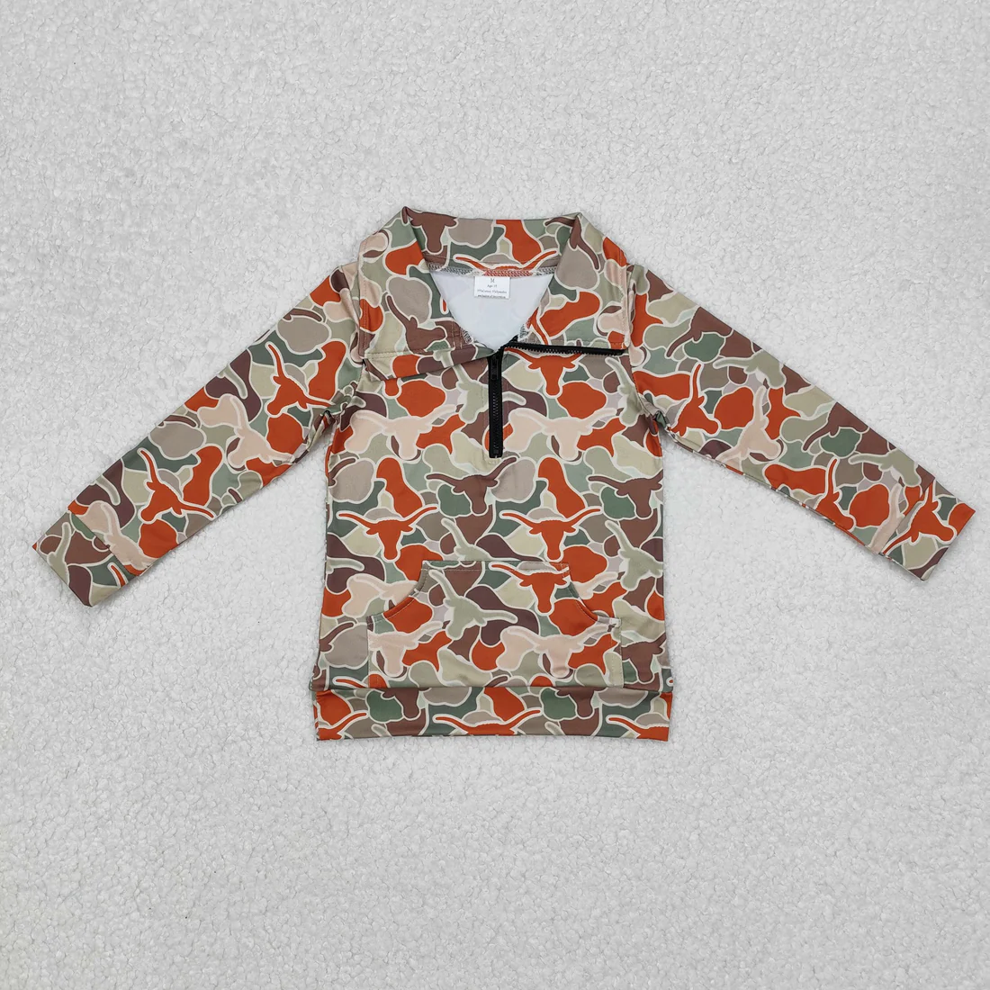 RTS NO MOQ Sibling Baby kid Camouflage pullover long sleeve tops