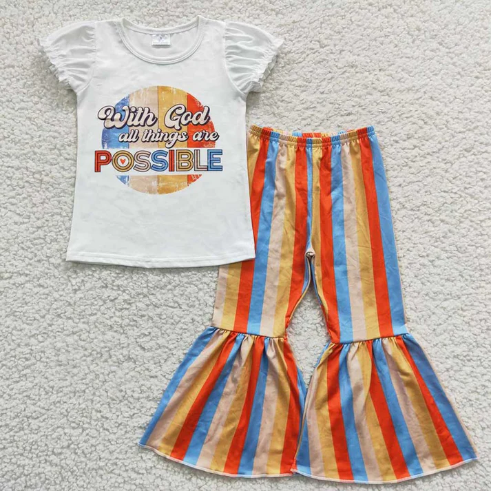 RTS Sibling baby girl clothes halloween pumpkin short Sleeve pants sets
