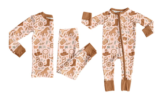 25.10.20 custom each style moq 5 eta 6-8week Sibling Sisters cow head horse baby girl clothes long sleeve pants sets and romper match family design