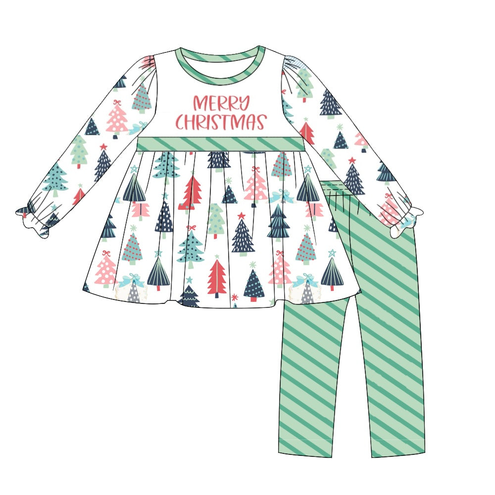 8.30 custom each style moq 5eta 4-6week Sibling Sister Christmas baby girl sets and dress and rompers match family design