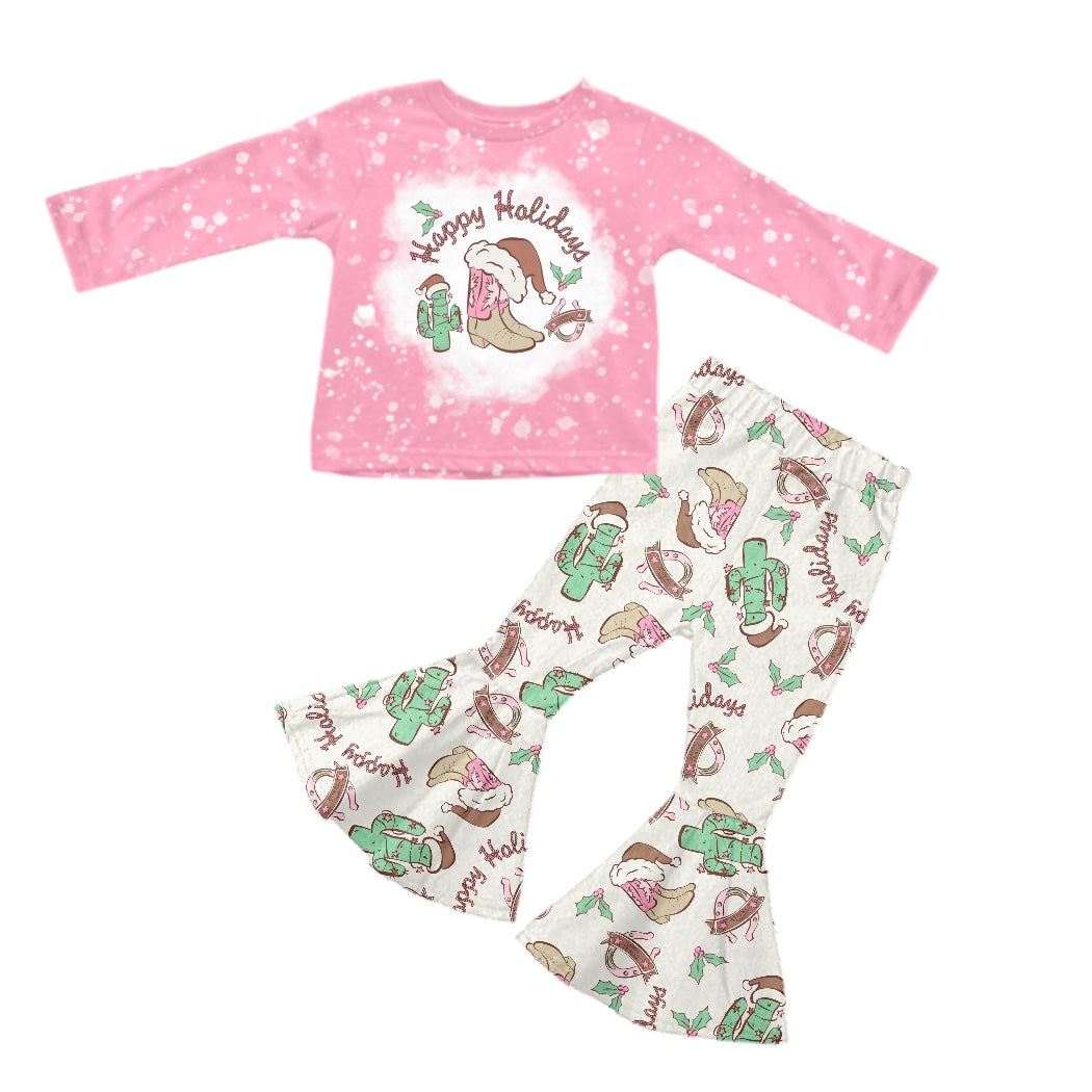 9.3 custom each style moq 5eta 4-6week Sibling Sister Christmas pink baby girls sets and rompers match family design