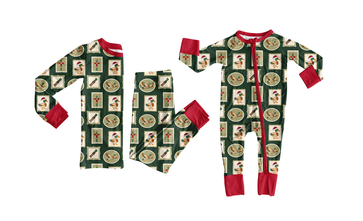 25.9.11 custom each style moq 5eta 4-6week Sibling Sisters Christmas duck baby boy clothes long sleeve pants sets and romper match family design