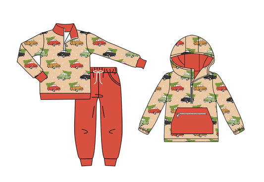 25.9.1 custom each style moq 5eta 4-6week Sibling Sisters Christmas baby boy long sleeve pants sets and top match family design