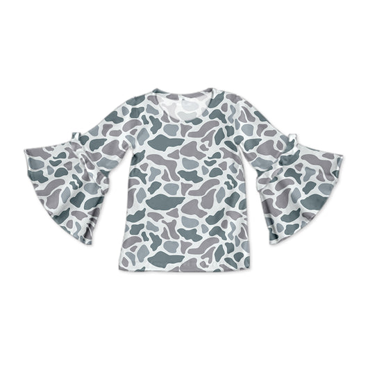 9.14 custom each style moq 5 eta 4-6week baby boys clothes camouflage gray long sleeve top