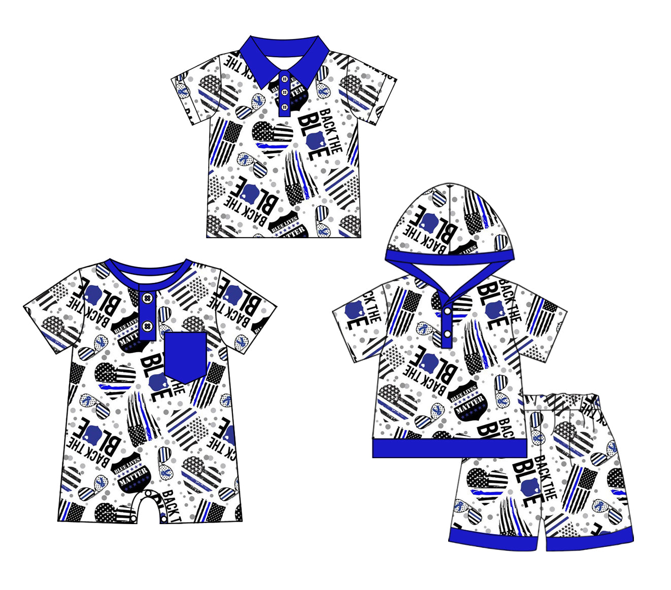 12.2 custom each style moq 5eta 4-6week Sibling Sister BLUE baby boy short sleeve shorts sets and boy romper and top match design