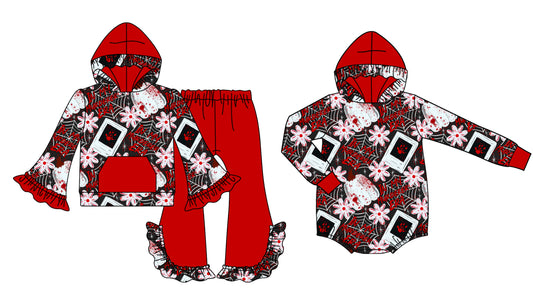 25.8.14 custom each style moq 5eta 4-6week Sibling Sister baby girl long sleeve pants sets and rompers match family design