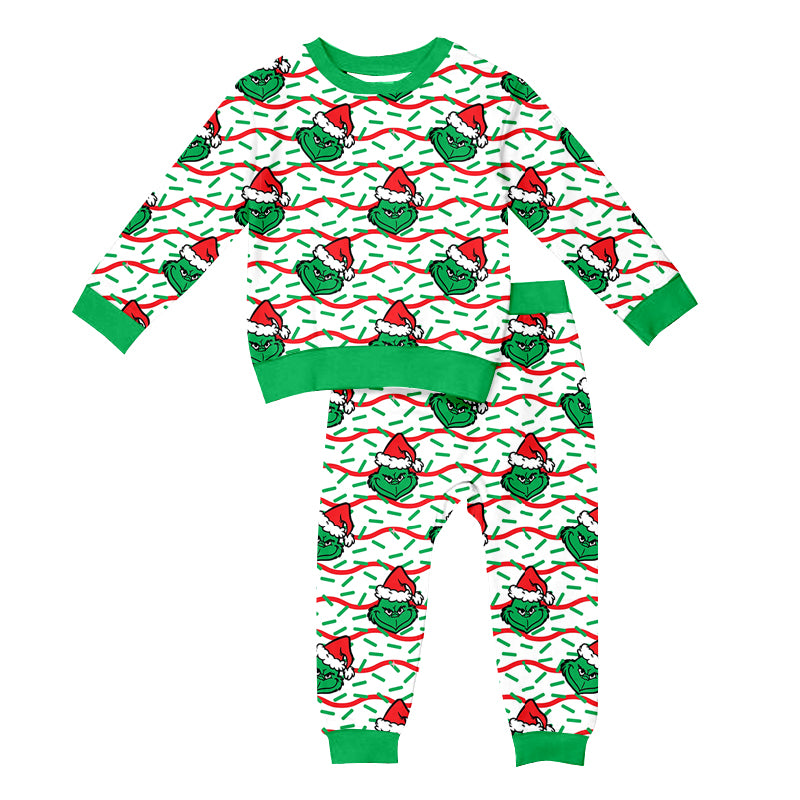 6.10 custom each style moq 5eta 4-6week Sibling Sister Christmas girls sets and boys sets match family design
