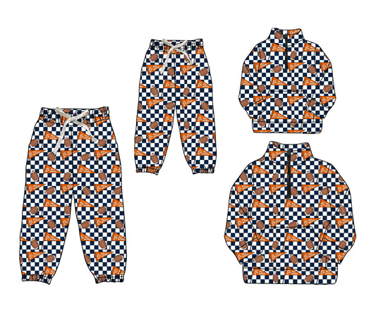 25.9.5 custom each style moq 5eta 4-6week Sibling Sister rugby baby long sleeve top and pant and adult top and adult pant match design