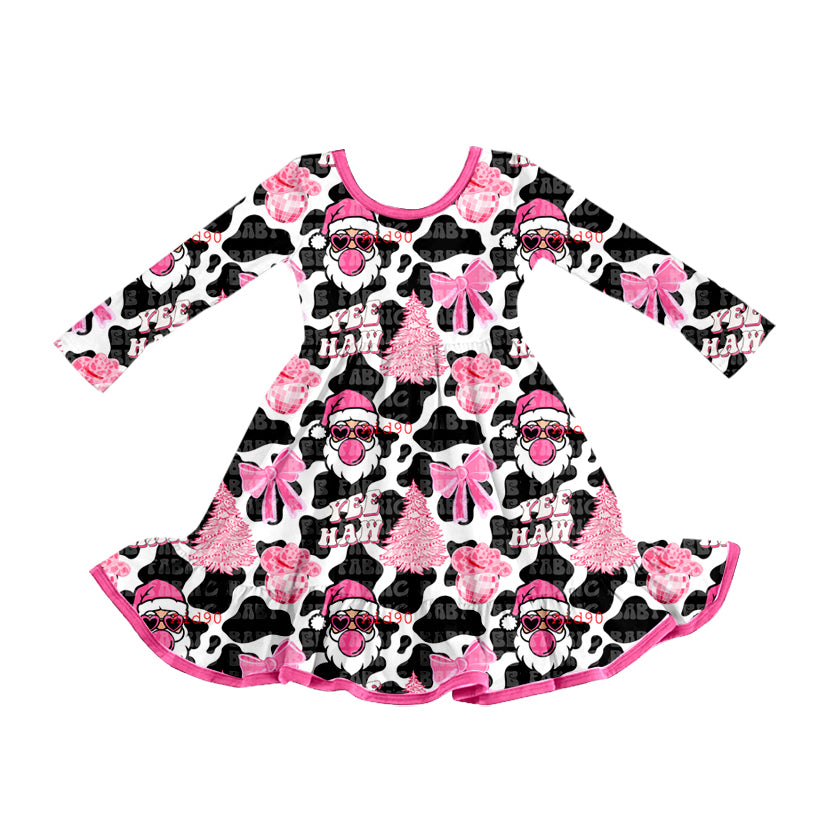 25.8.28 custom each style moq 5eta 4-6week Sibling Sisters Christmas bow baby girl long sleeve pants sets and dress and rompers match family design