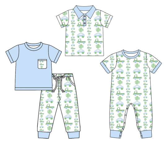 25.10.4 custom each style moq 8 eta 6-8week Sibling Sisters baby boy short sleeve pants sets and rompers and top match family design