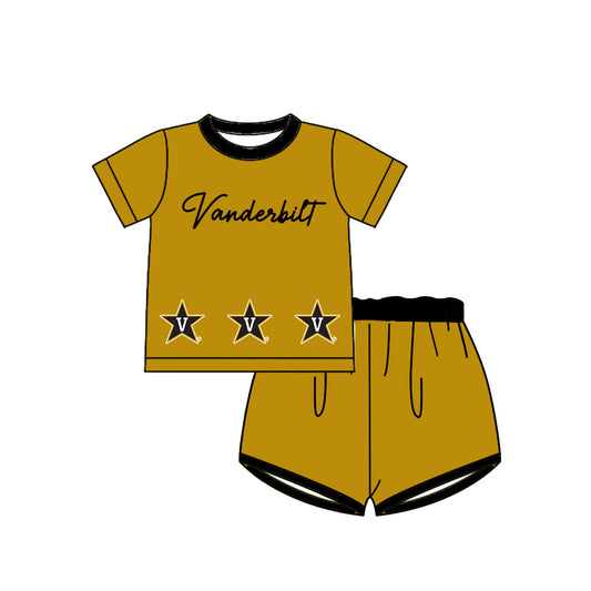 Custom moq 5 each style eta 6-8weeks baby boy clothes team short sleeve shorts sets-25.10.14