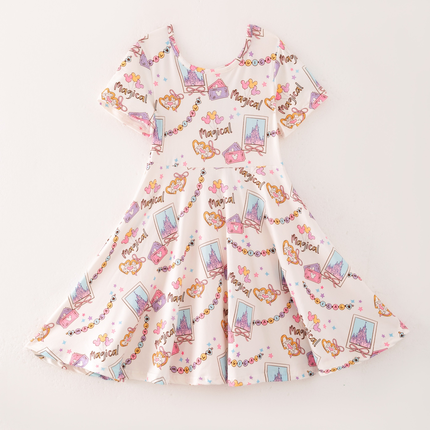 Custom moq 5 each style eta 6-7weeks baby girls summer short sleeve dresses