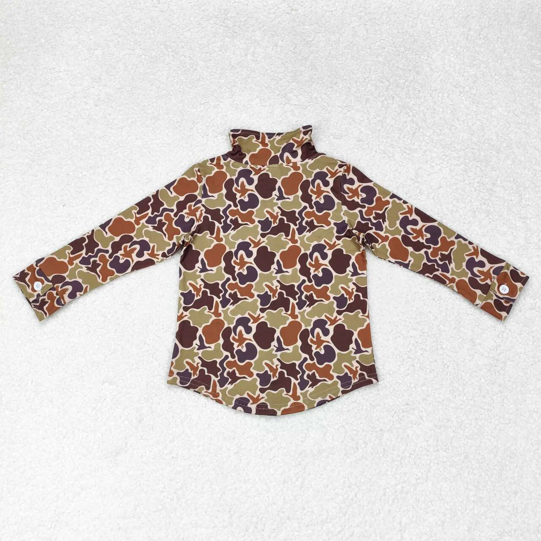 RTS NO MOQ Sibling baby boy girl clothes camouflage hooded long sleeve tops 3 and romper