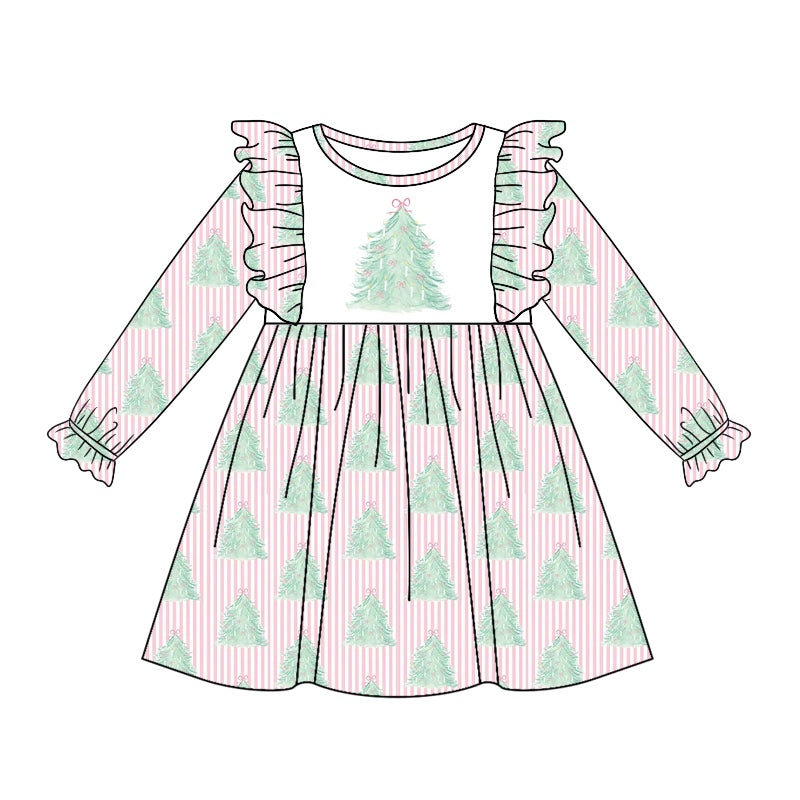 8.30 custom each style moq 5eta 4-6week Sibling Sister Christmas baby girl sets and dress and rompers match family design