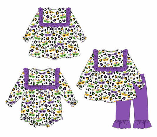 25.9.11 custom each style moq 5eta 4-6week Sibling Sisters baby girl long sleeve pants sets and dress and rompers match family design