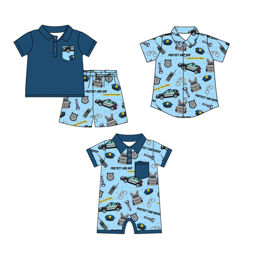 11.13 custom each style moq 5eta 4-6week Sibling Sister car baby girl short sleeve shorts sets  and boy romper and top match design
