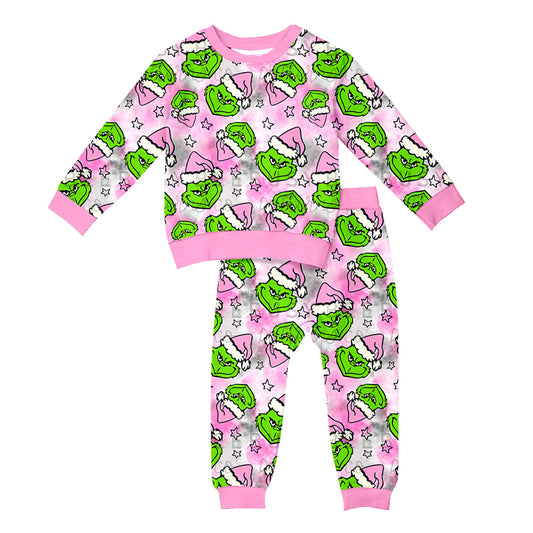 6.10 custom each style moq 5eta 4-6week Sibling Sister Christmas girls sets and boys sets match family design
